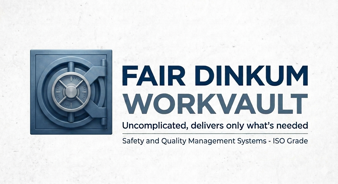 Fair Dinkum WorkVault logo